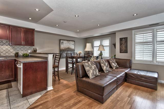 Open concept living area.