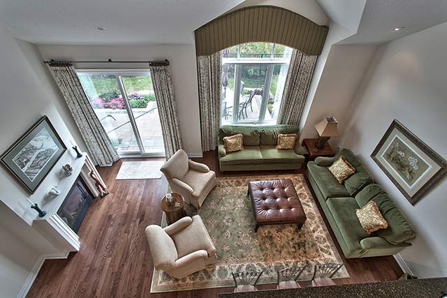 Great room from above.