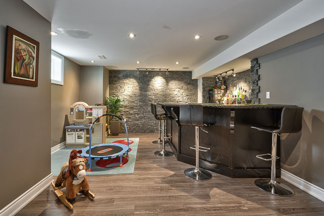 Basement Bar Area