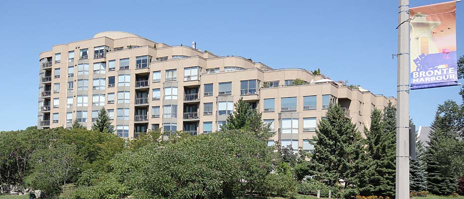 309-2511 Lakeshore Road West, Oakville - Two Bedroom Condo For Sale in Bronte Village at Bronte Harbour Club