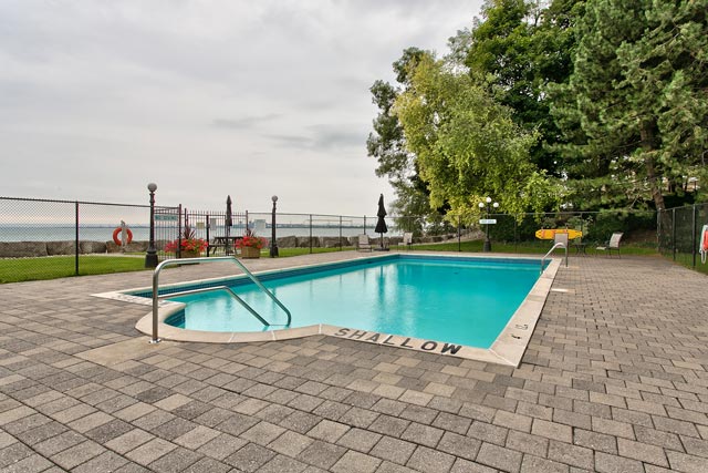 Outdoor Pool Overlooking Lake