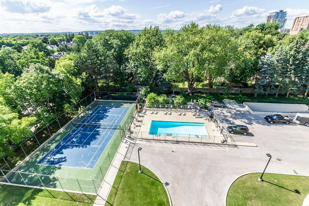 Tennis Court and Pool