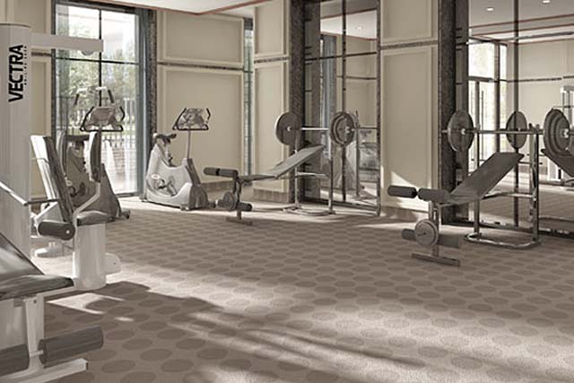 Fitness room.