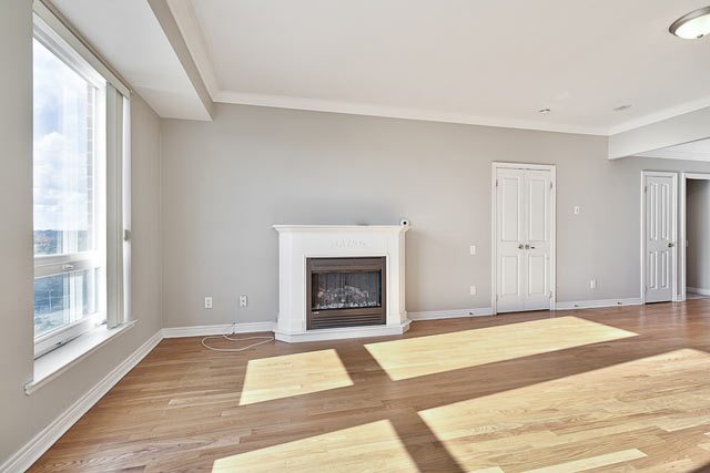 Living Room with Fireplace
